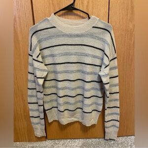 Aritzia Wilfred Striped Wool and Mohair Blend